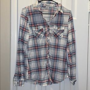 Plaid blouse